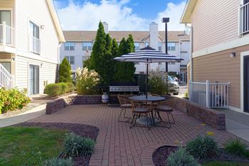 Plenty of patio seating to enjoy